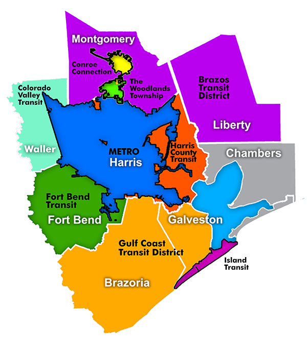 Regional Transit Services Map